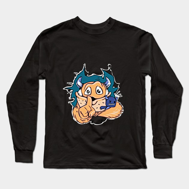 animal | sssttt Long Sleeve T-Shirt by ADSart